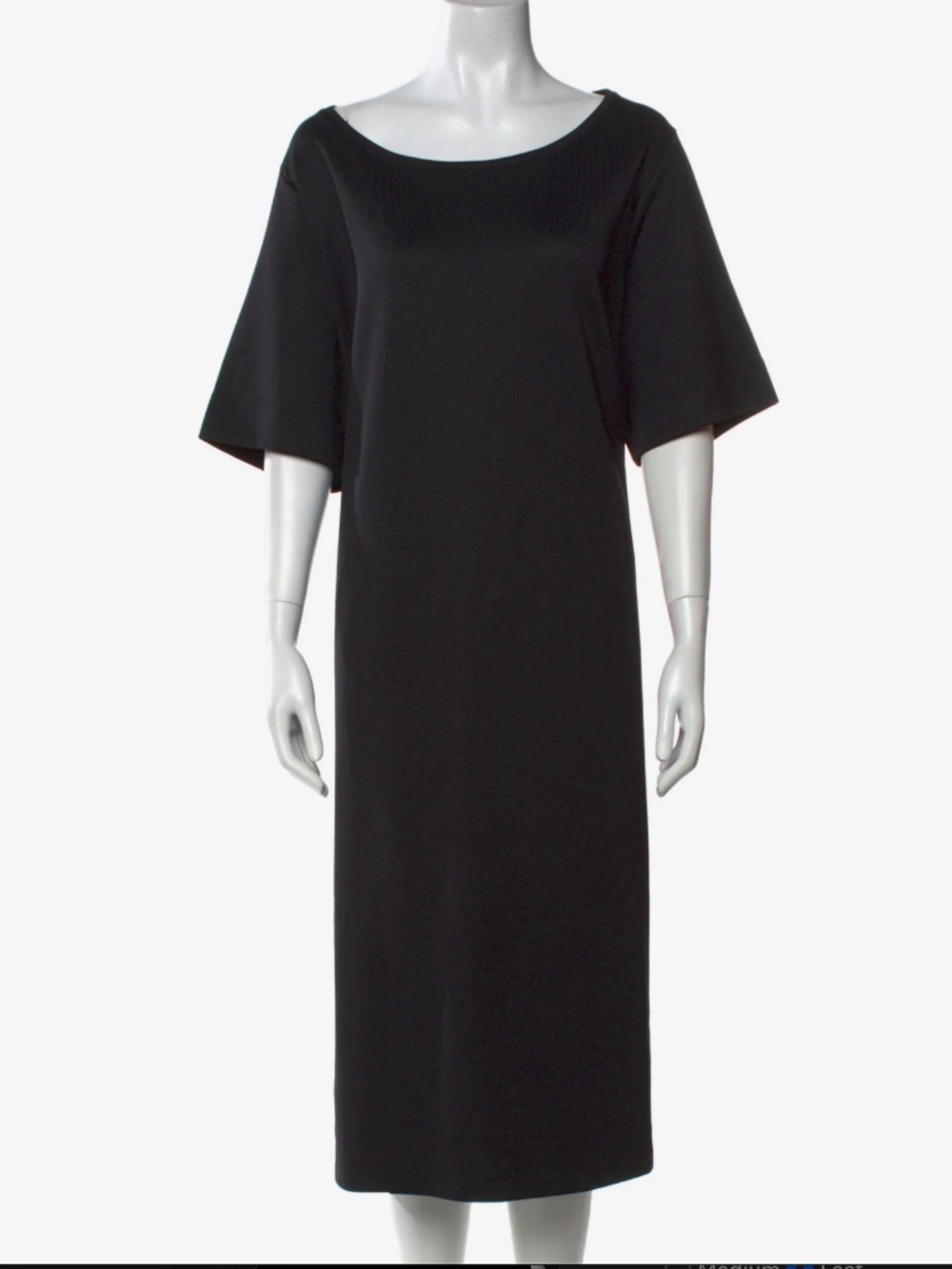 MARINA Sport Bateau Neckline Midi Length Dress